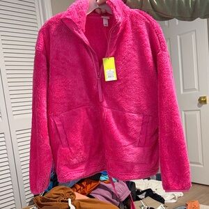 All in Motion Hot Pink Fleece Jacket